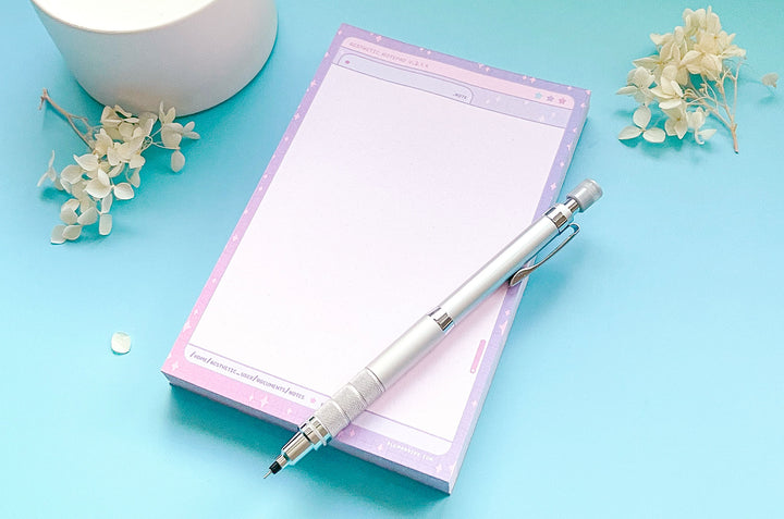 Aesthetic Operating System Dotted Grid Notepad