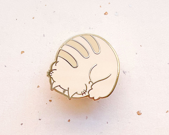 Cat Loaf Enamel Pin