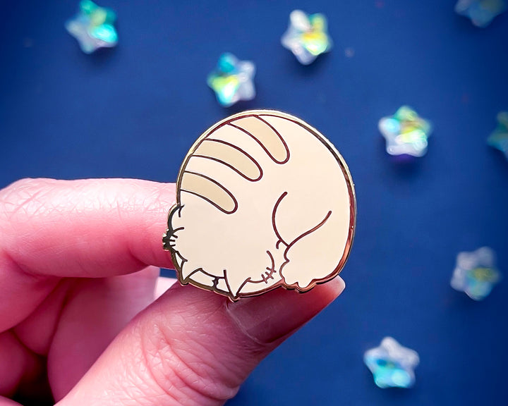 Cat Loaf Enamel Pin