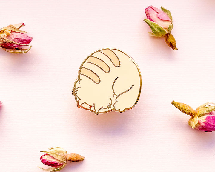 Cat Loaf Enamel Pin