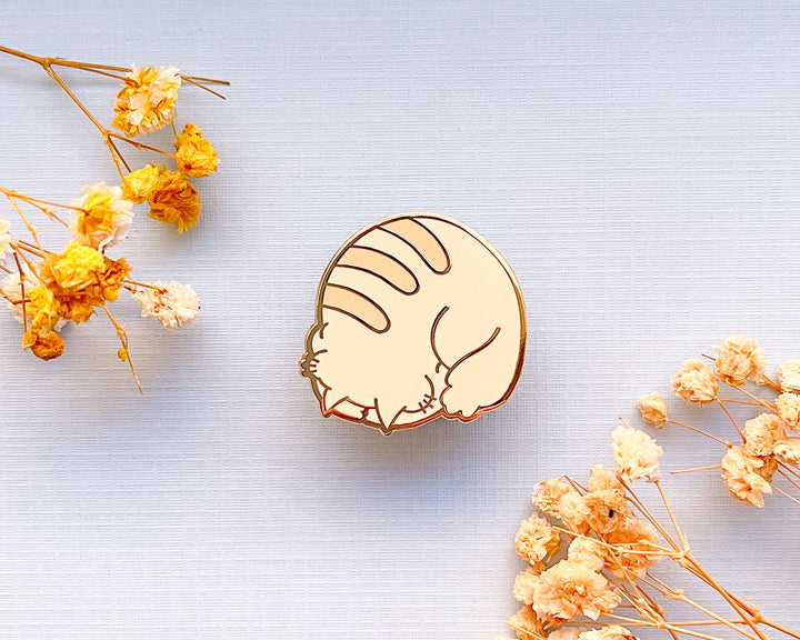 Cat Loaf Enamel Pin