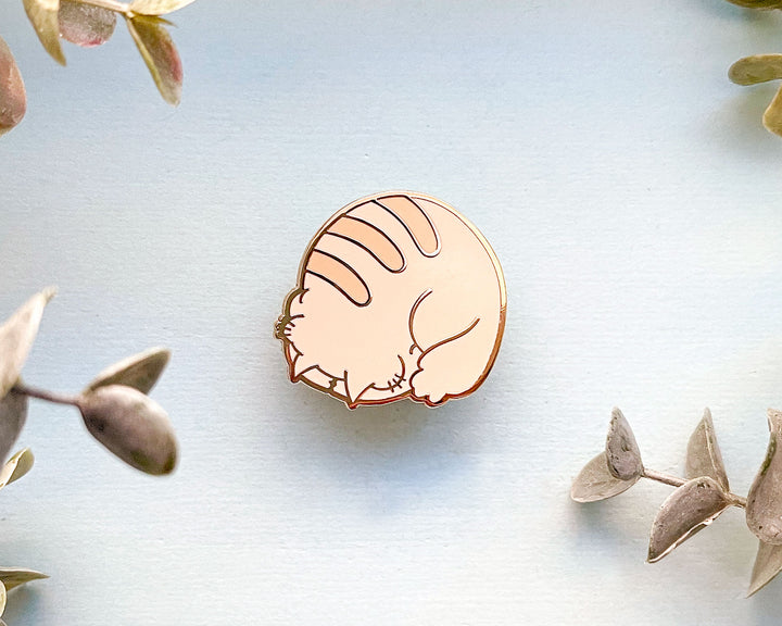 Cat Loaf Enamel Pin