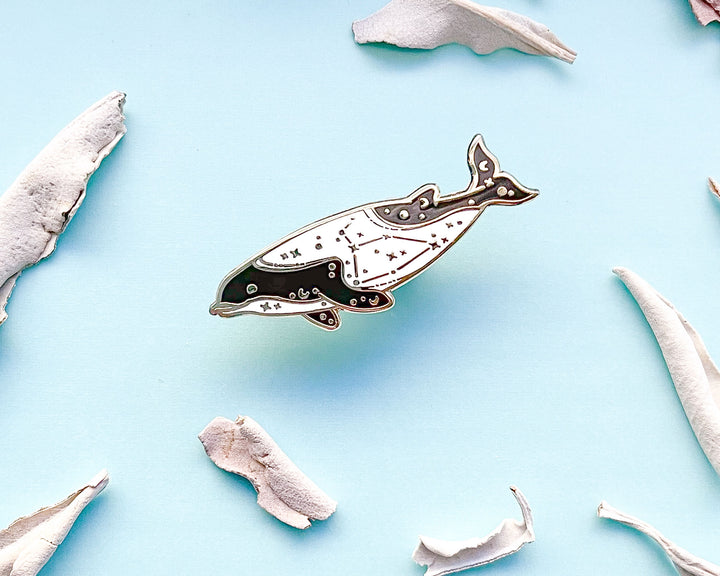 Cepheus Constellation Commerson Dolphin Enamel Pin