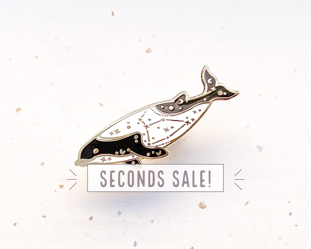Cepheus Commerson Dolphin Enamel Pin (Seconds)