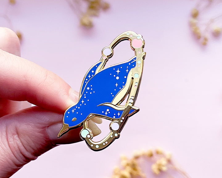 Cosmic Penguin Enamel Pin