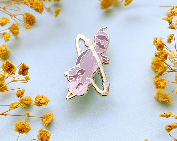 Cosmic Raccoon Enamel Pin