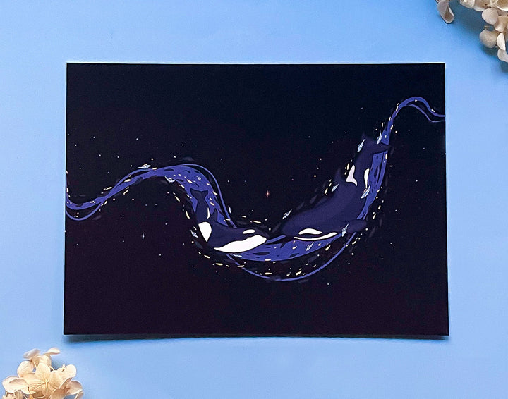 The Creation of Orca Art Print