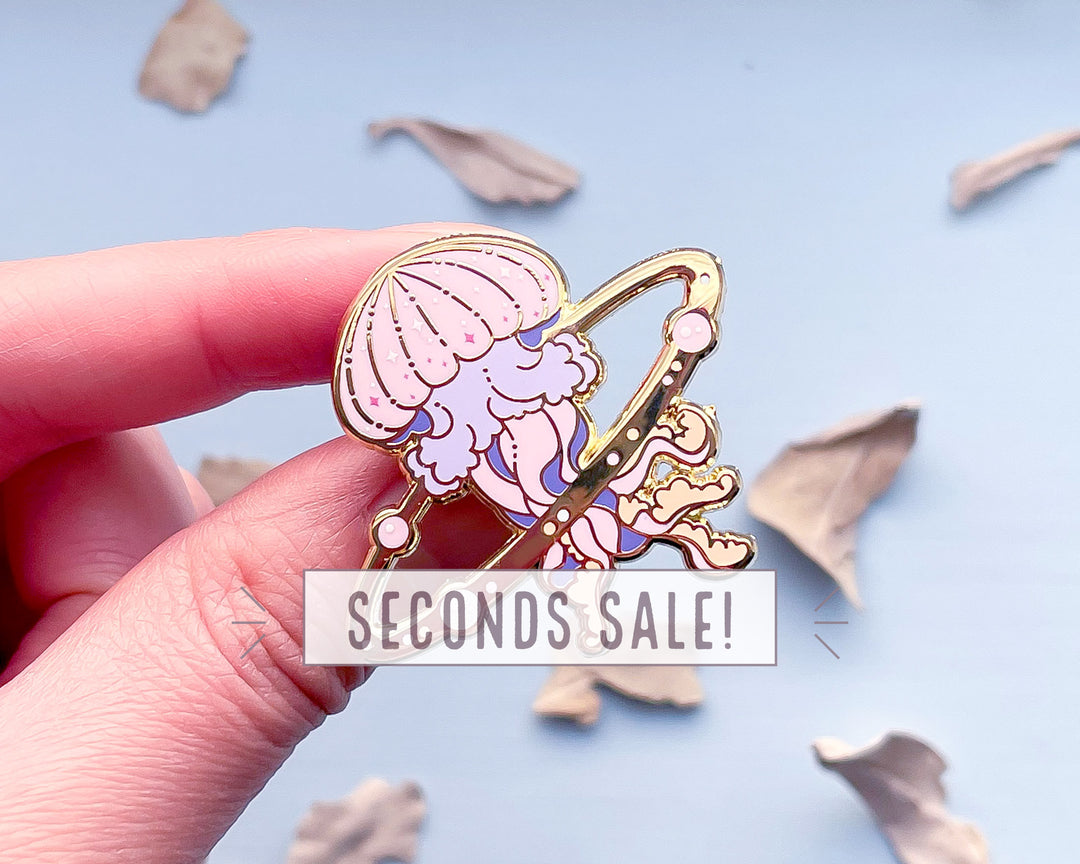 Cosmic Jellyfish Enamel Pin (Seconds)