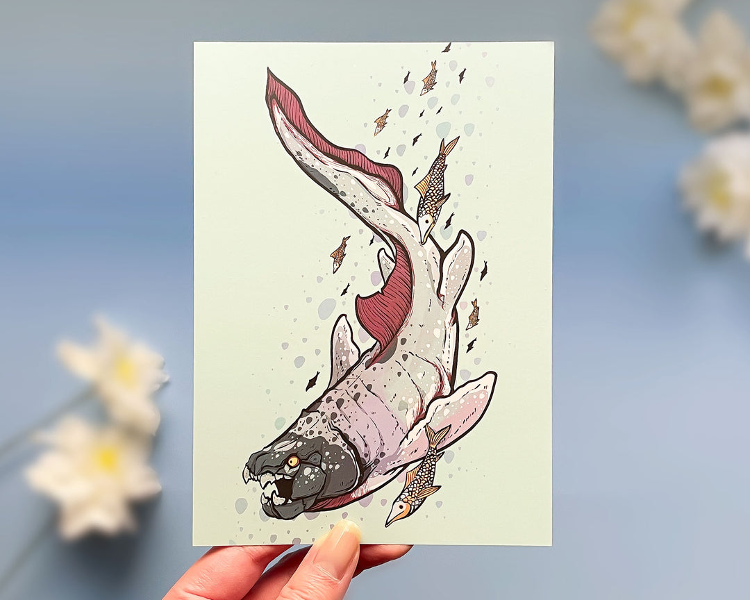 Dunkleosteus Armored Fish Art Print