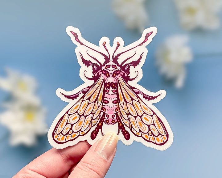Fantasy Bee Clear Vinyl Sticker