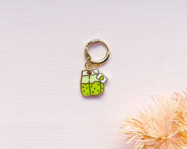Green Teabag Charm