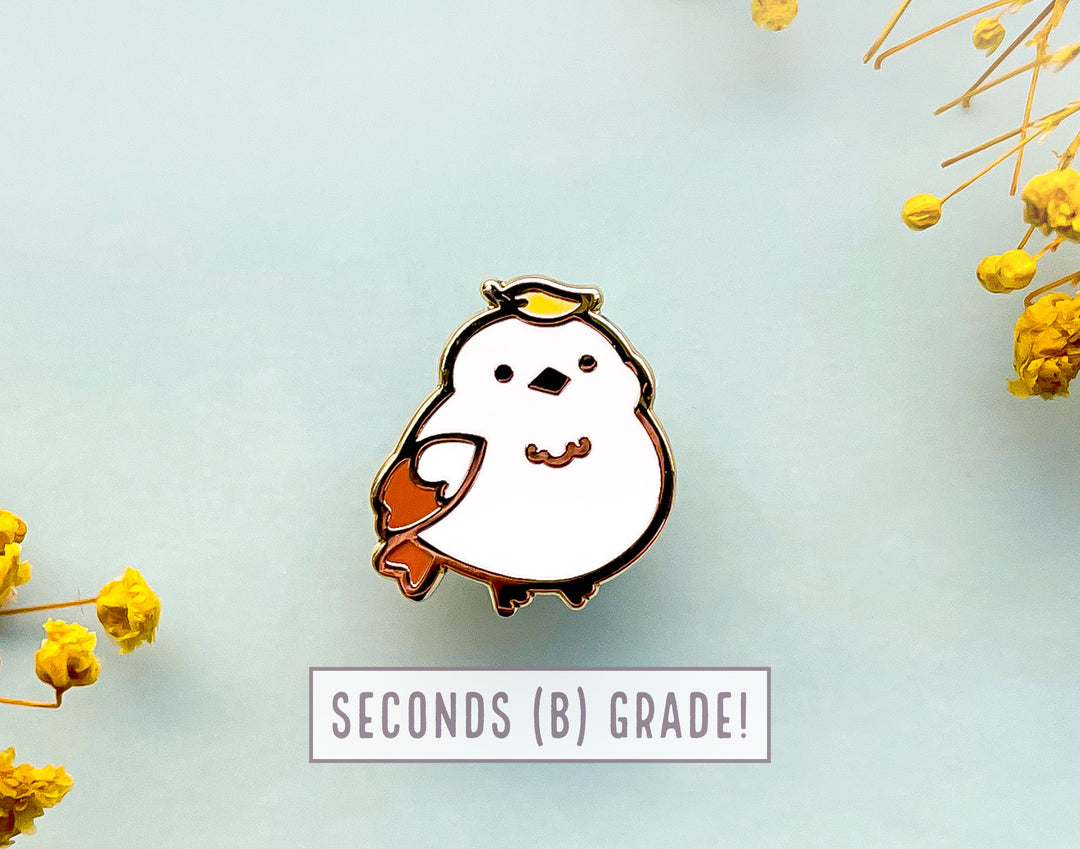 Hinoki the Autumn Leaf Shima Enaga Enamel Pin (Seconds)