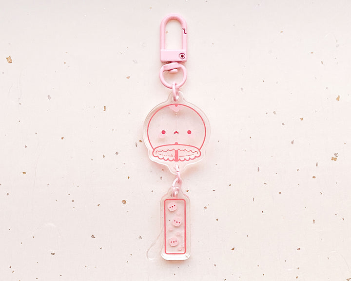 Jellyfish Wind Chime Acrylic Charm