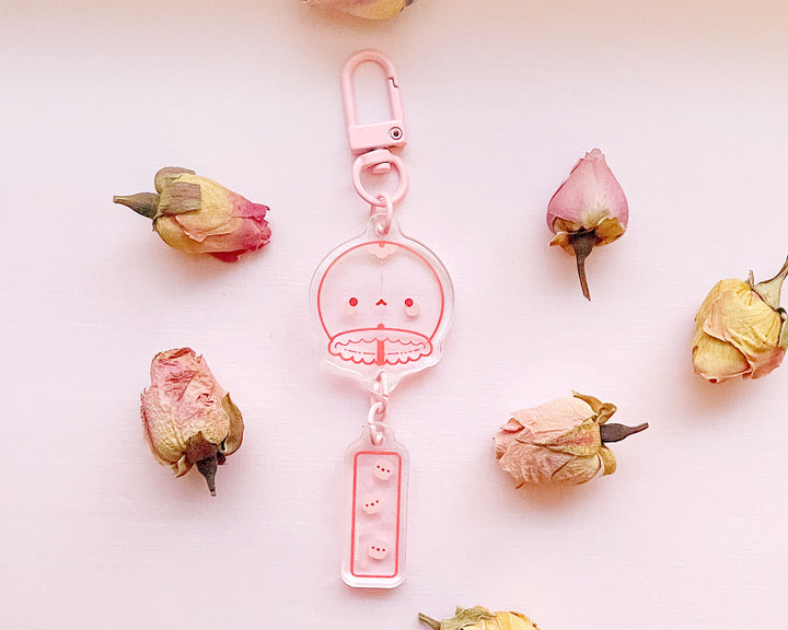 Jellyfish Wind Chime Acrylic Charm