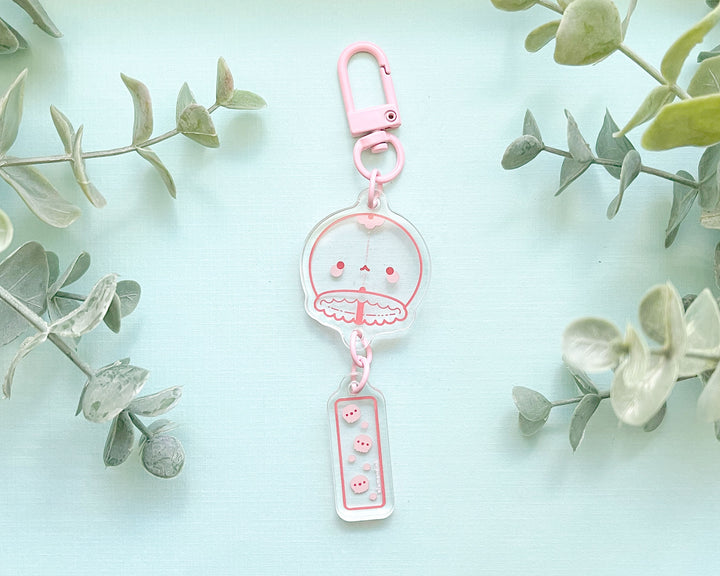Jellyfish Wind Chime Acrylic Charm
