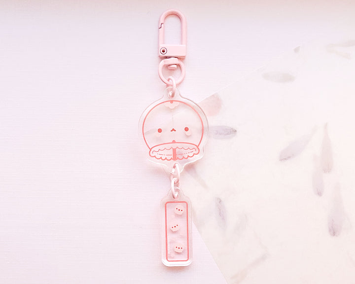 Jellyfish Wind Chime Acrylic Charm