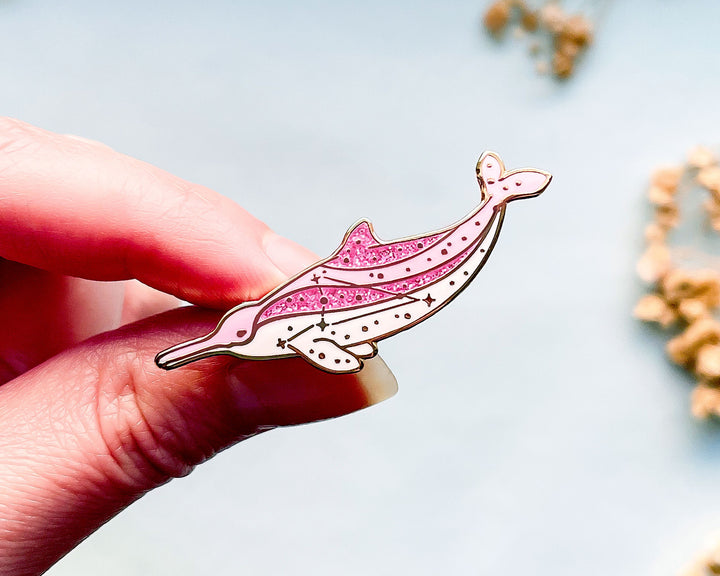Octans La Plata Dolphin Enamel Pin