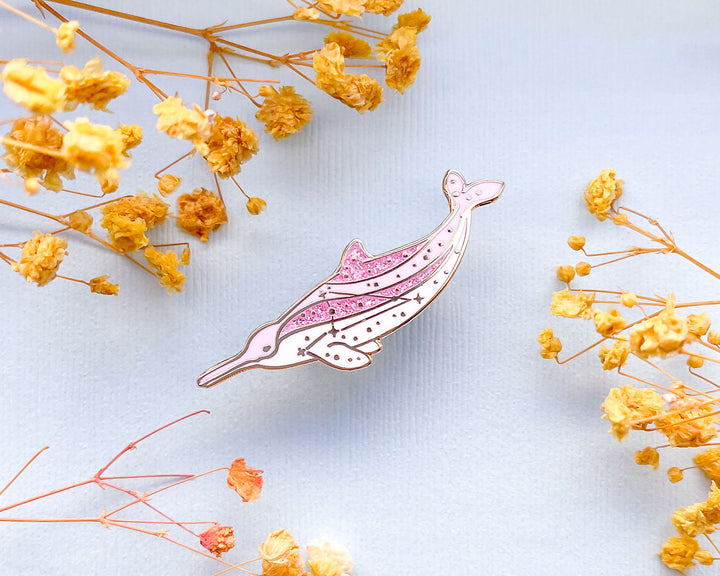 Octans La Plata Dolphin Enamel Pin