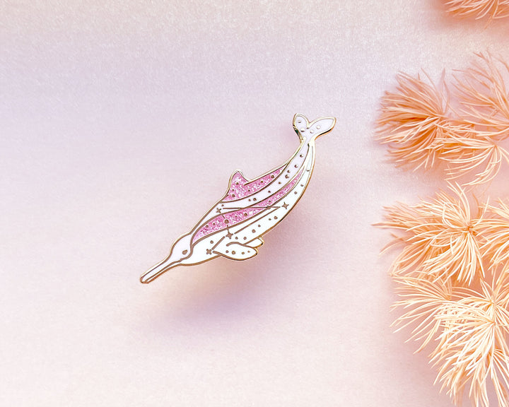 Octans La Plata Dolphin Enamel Pin