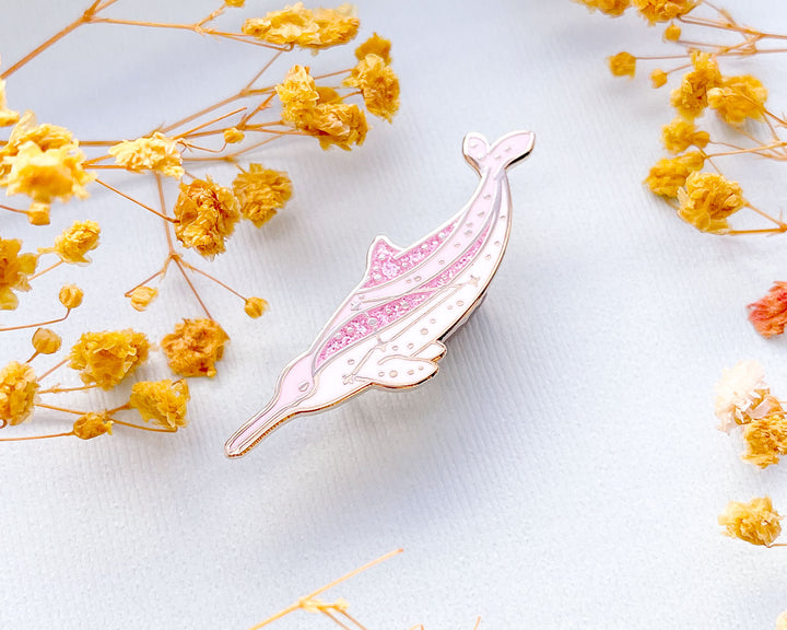 Octans La Plata Dolphin Enamel Pin