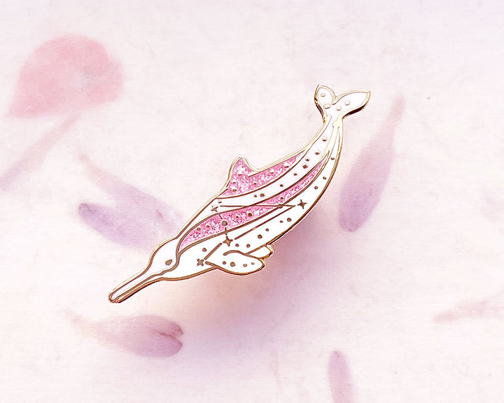 Octans La Plata Dolphin Enamel Pin