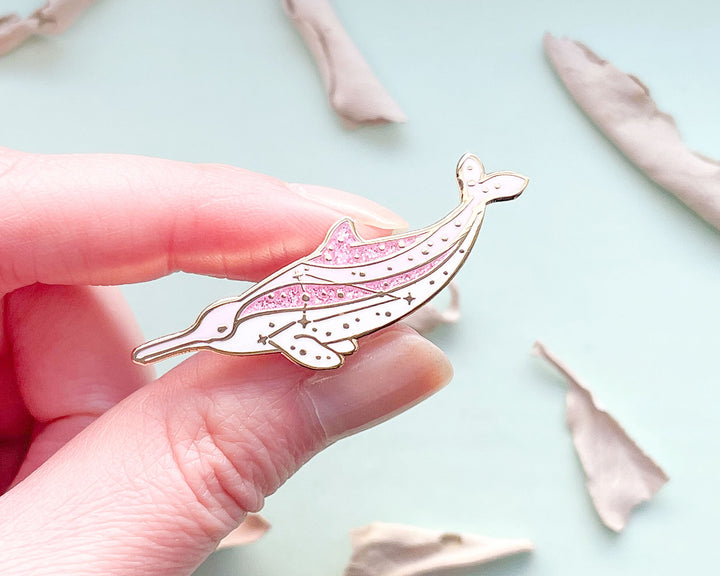Octans La Plata Dolphin Enamel Pin