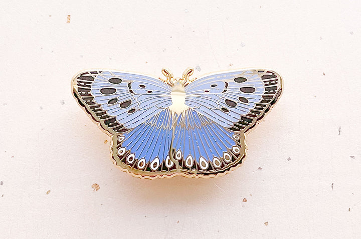 Large Blue Butterfly (Phengaris arion) Enamel Pin
