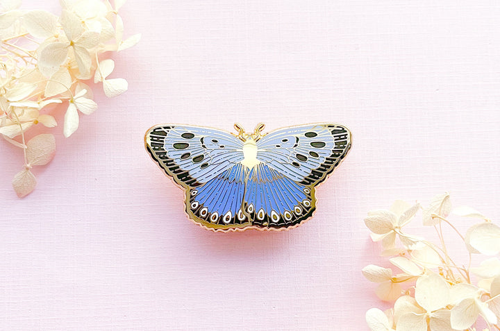 Large Blue Butterfly (Phengaris arion) Enamel Pin