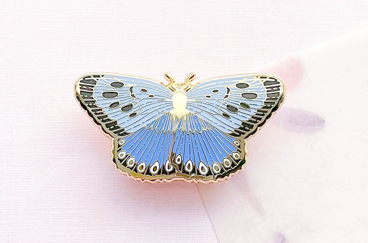 Large Blue Butterfly (Phengaris arion) Enamel Pin