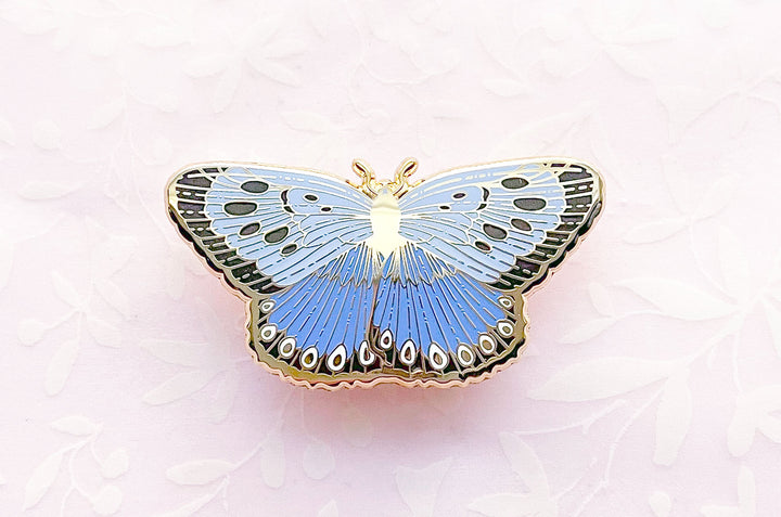Large Blue Butterfly (Phengaris arion) Enamel Pin