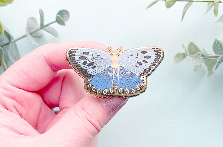 Large Blue Butterfly (Phengaris arion) Enamel Pin