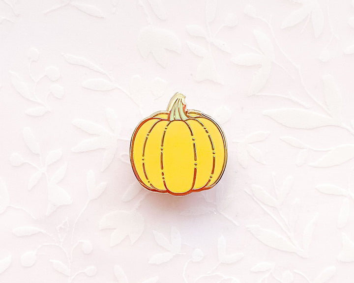 Mini Golden Pumpkin Enamel Pin