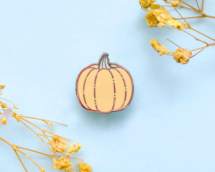 Mini Golden Pumpkin Enamel Pin