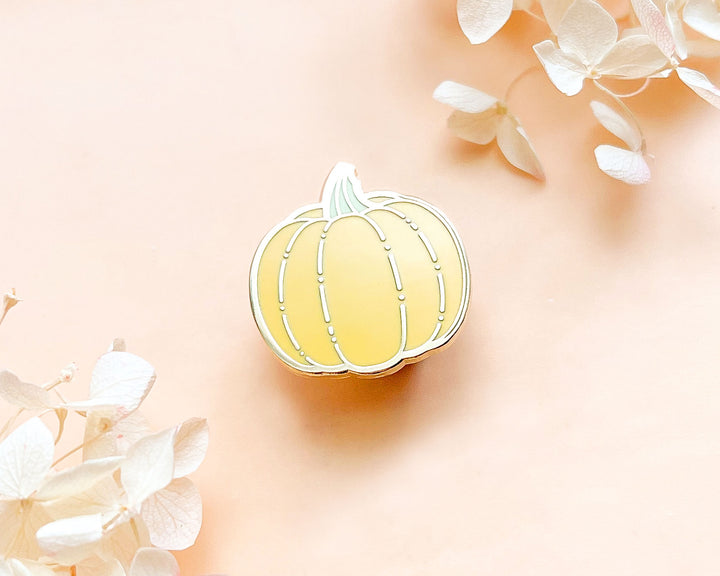 Mini Golden Pumpkin Enamel Pin