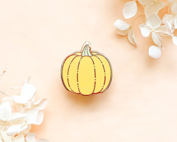 Mini Golden Pumpkin Enamel Pin