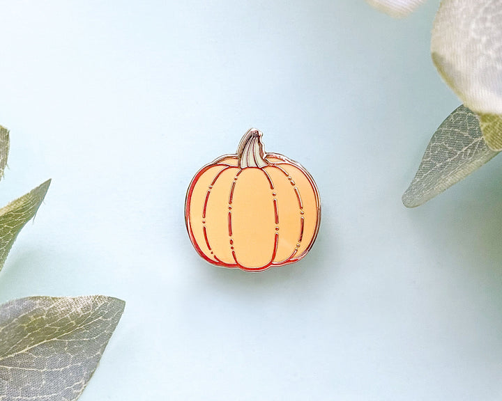 Mini Golden Pumpkin Enamel Pin