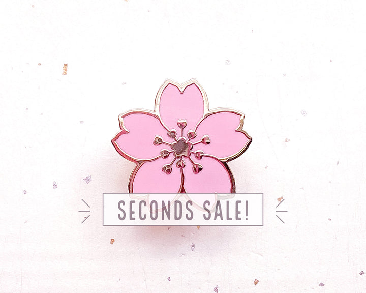 Mini Sakura Enamel Pin (Seconds)