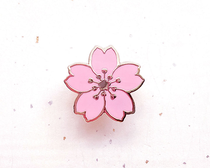 Mini Sakura Blossom Enamel Pin