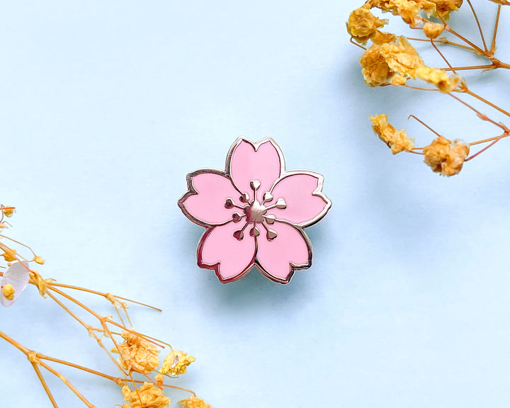 Mini Sakura Blossom Enamel Pin