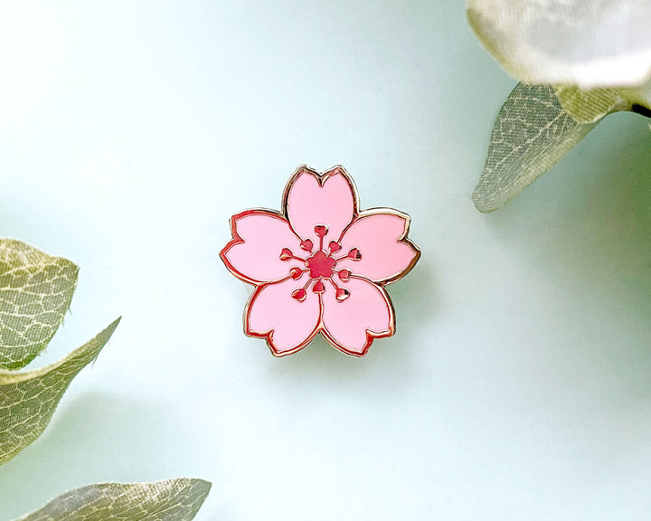 Mini Sakura Blossom Enamel Pin