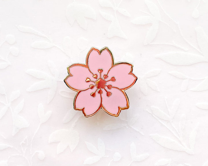Mini Sakura Blossom Enamel Pin