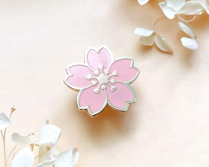 Mini Sakura Blossom Enamel Pin