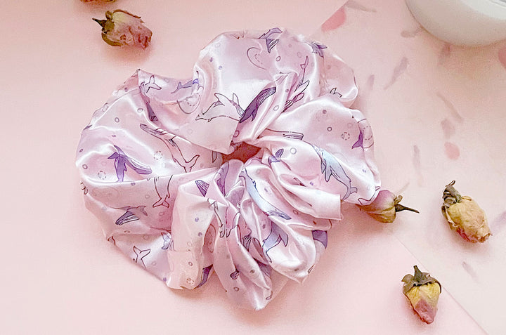 Mira (Space Whales) Patterned Hair Tie