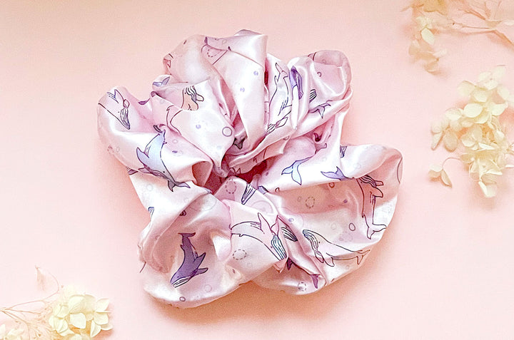 Mira (Space Whales) Patterned Hair Tie