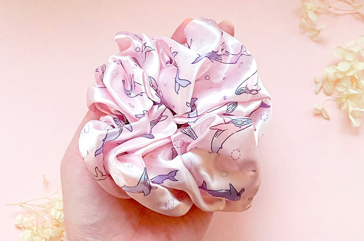 Mira (Space Whales) Patterned Hair Tie