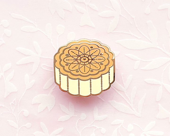 Starry Mooncake Enamel Pin