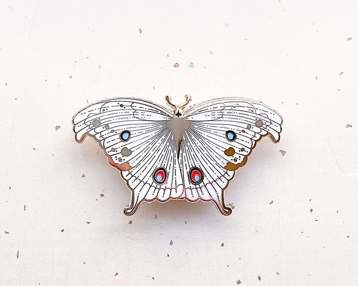 Forest Mother of Pearl Butterfly (Protogoniomorpha parhassus) Enamel Pin