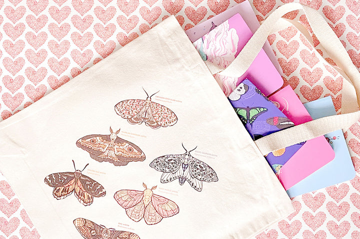 An Eclipse of Moths Tote Bag
