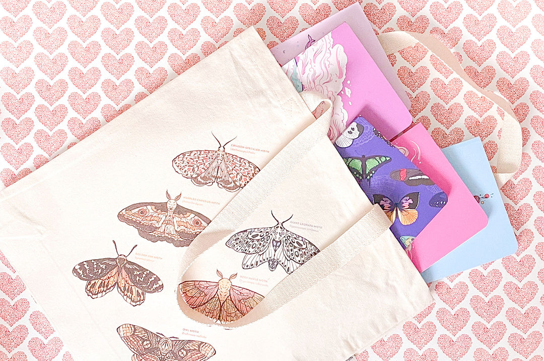 An Eclipse of Moths Tote Bag