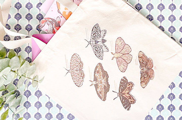 An Eclipse of Moths Tote Bag